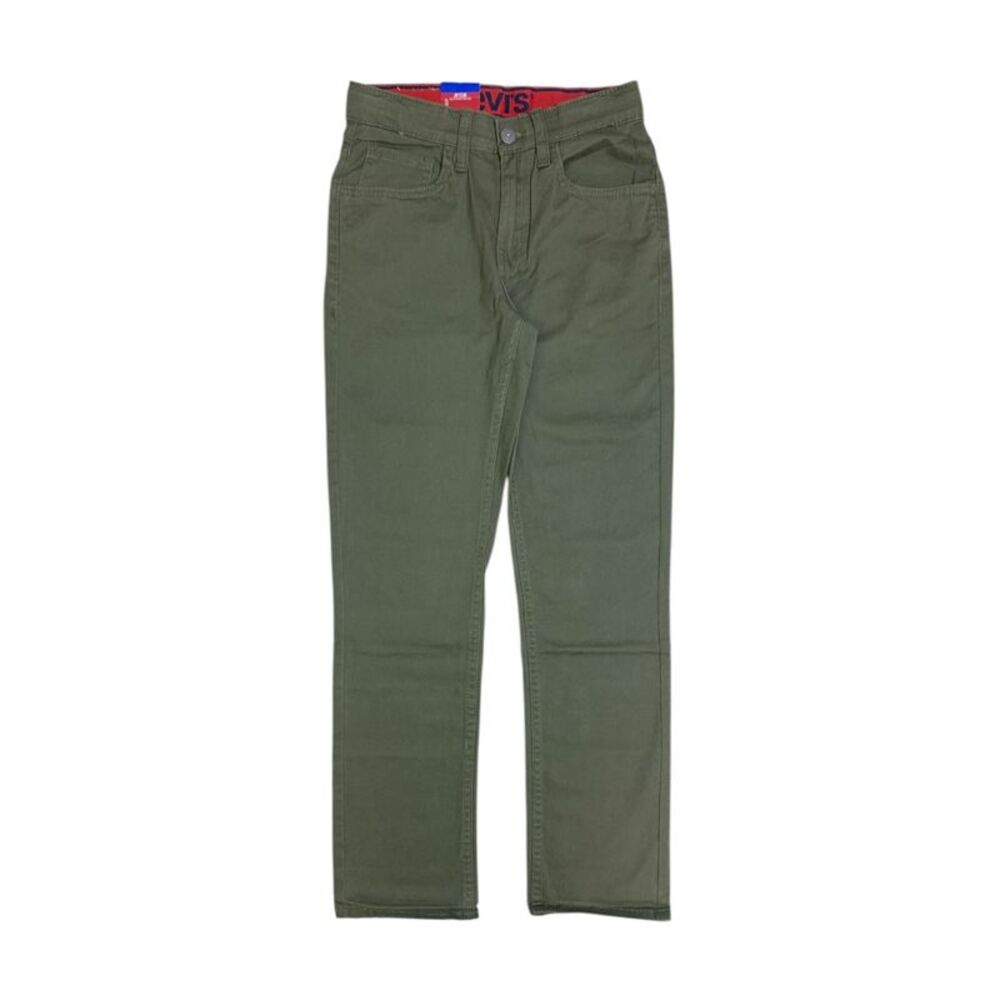 Olive Night - Levi Boy's 511 Comfort Stretch Twill Pant, Adjustable Flex Stretch